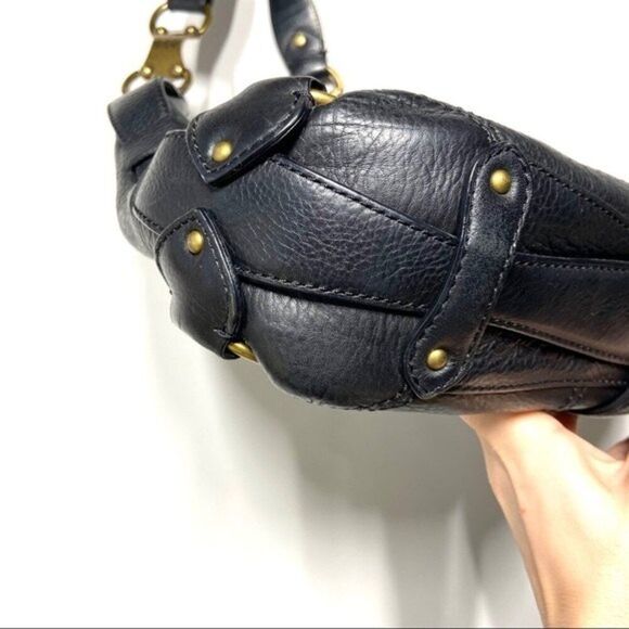 MICHAEL Michael Kors Espresso Black Leather Hobo Shoulder Bag - Picture 7 of 16